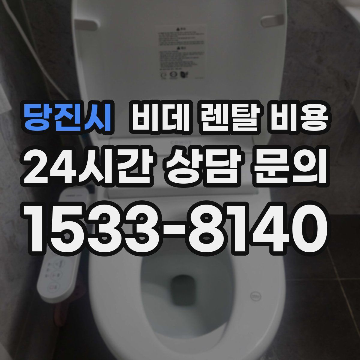 당진시 비데 렌탈 비용