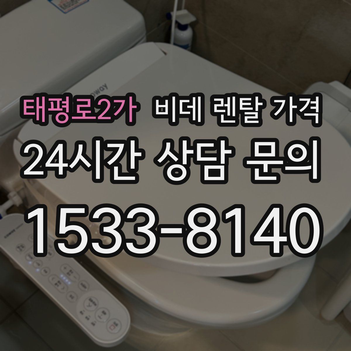 태평로2가 비데 렌탈 가격