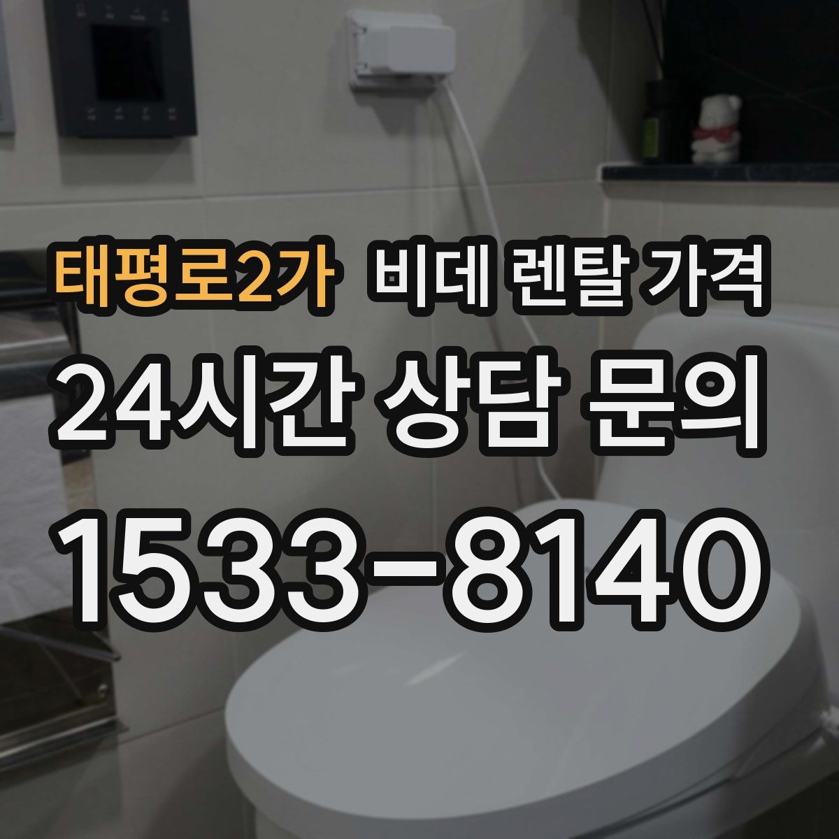 태평로2가 비데 렌탈 가격