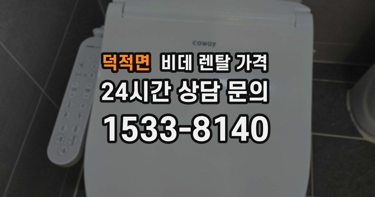 덕적면 비데 렌탈 가격