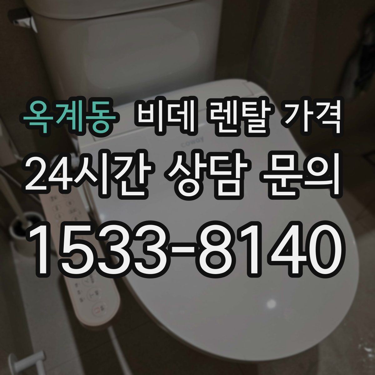 옥계동 비데 렌탈 가격 자주 쓰는 기능 위주로 고르면 좋은 이유