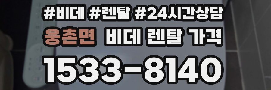 웅촌면 비데 렌탈 가격