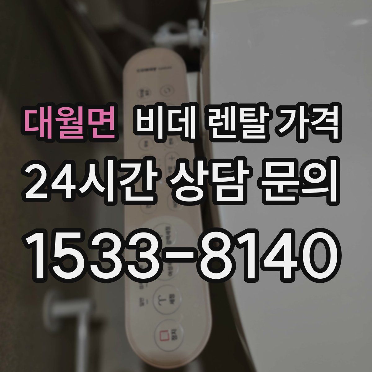 대월면 비데 렌탈 가격