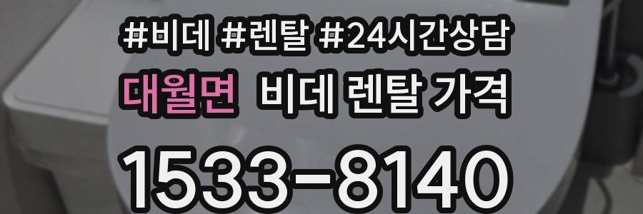 대월면 비데 렌탈 가격