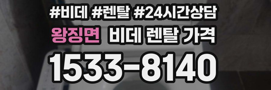 왕징면 비데 렌탈 가격