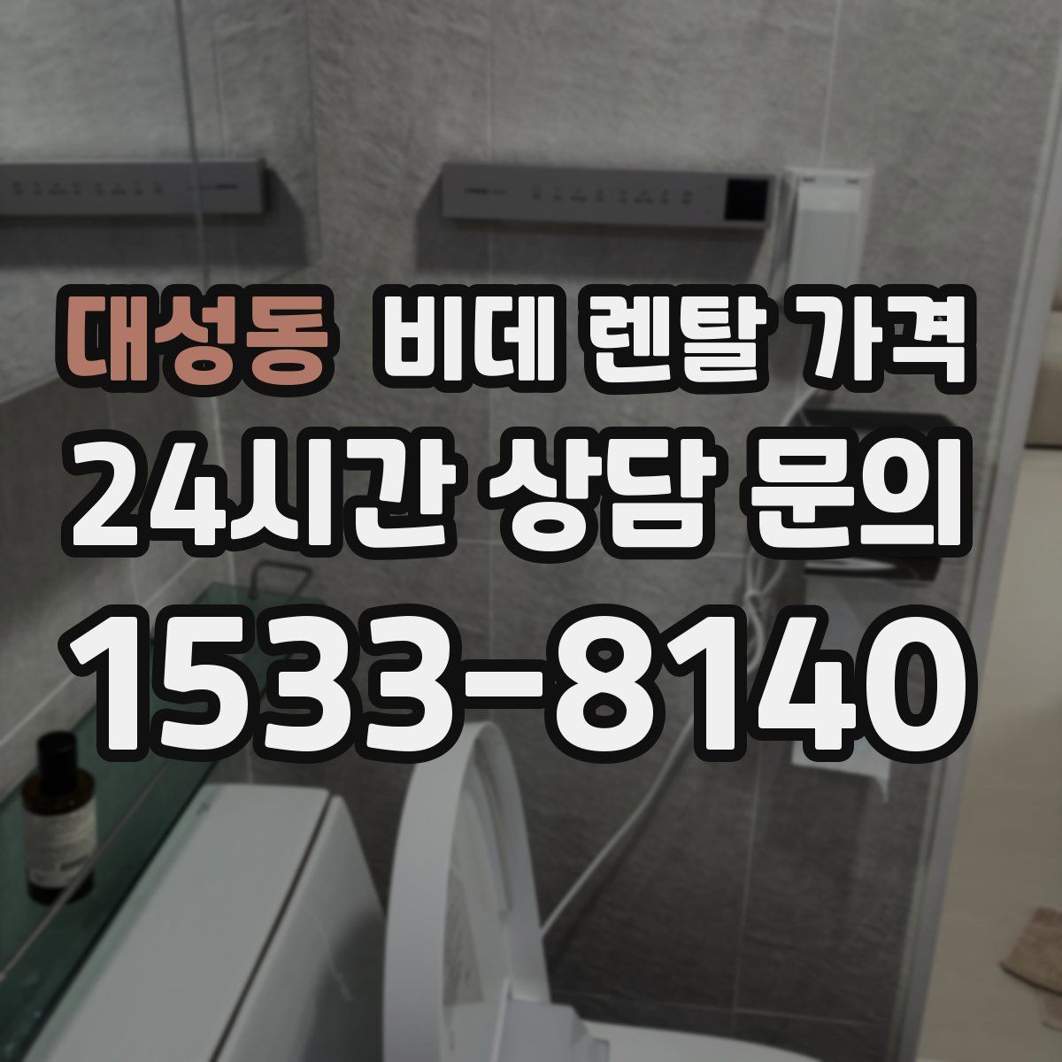 대성동 비데 렌탈 가격
