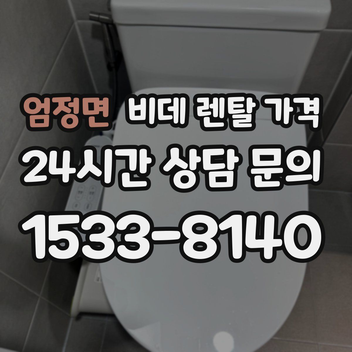 엄정면 비데 렌탈 가격