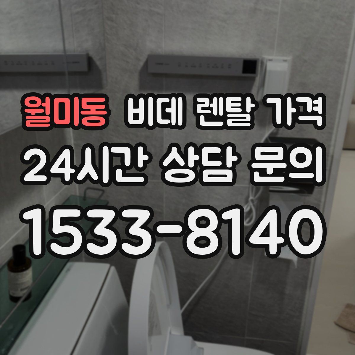 월미동 비데 렌탈 가격