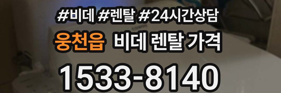 웅천읍 비데 렌탈 가격