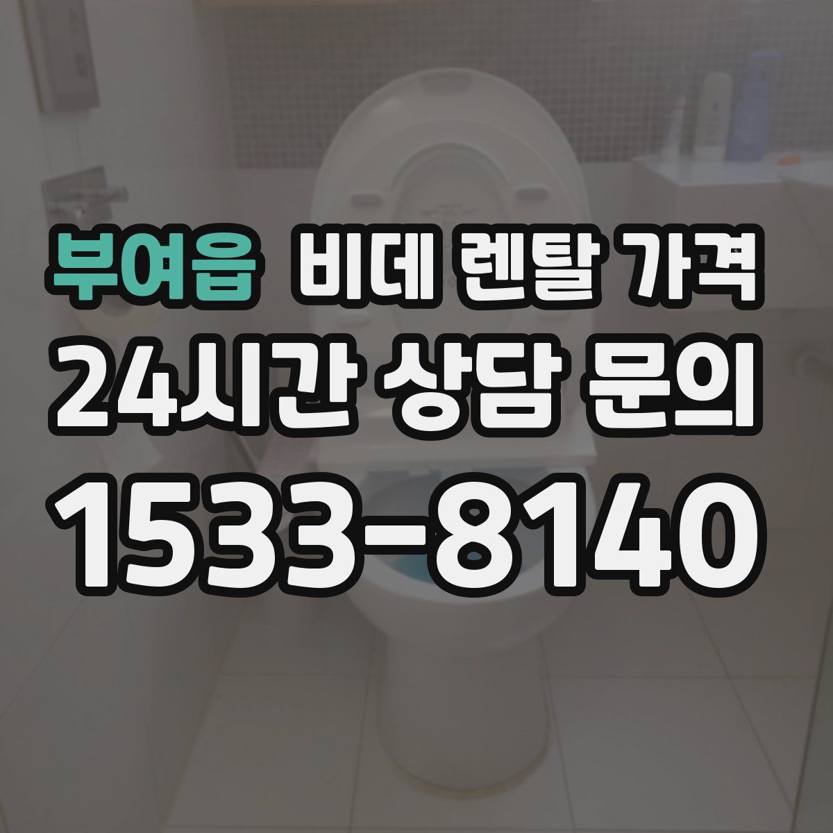 부여읍 비데 렌탈 가격