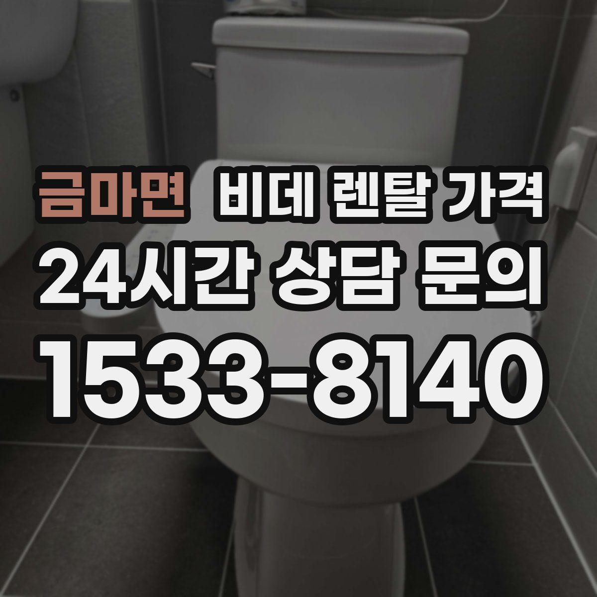 금마면 비데 렌탈 가격