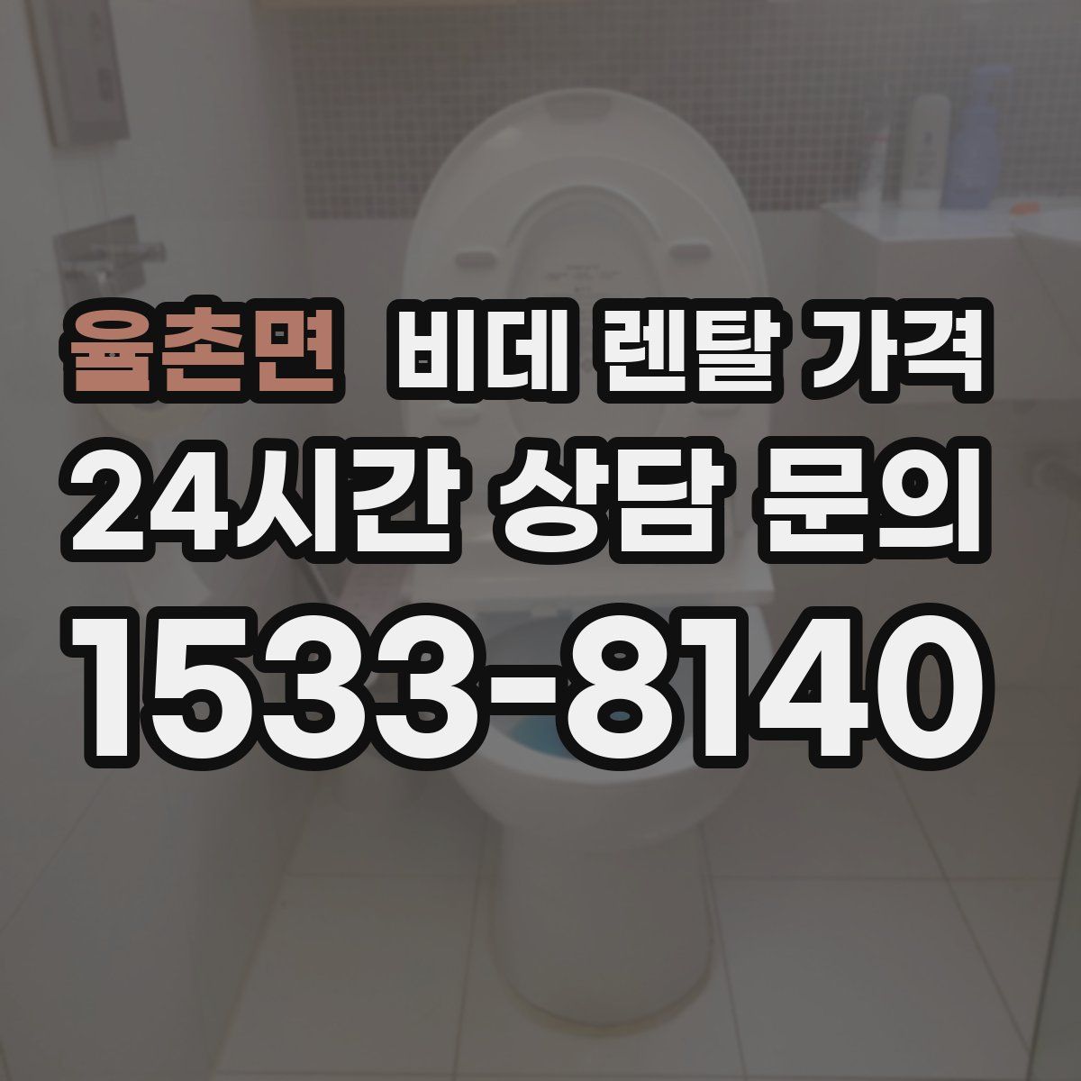 율촌면 비데 렌탈 가격