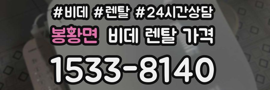 봉황면 비데 렌탈 가격