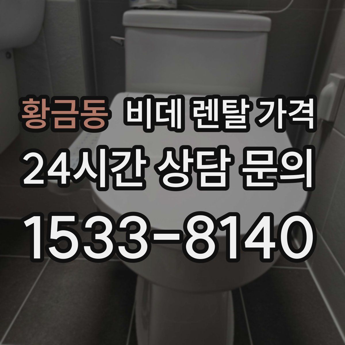 황금동 비데 렌탈 가격