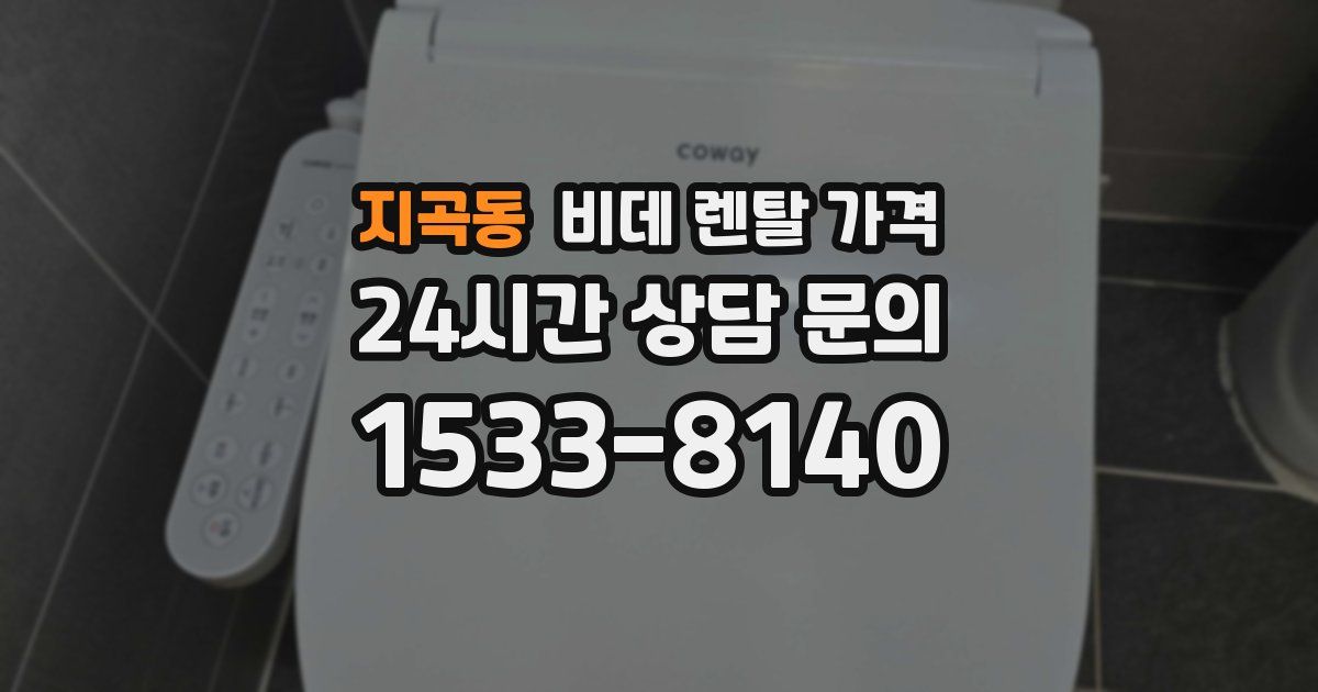 지곡동 비데 렌탈 가격