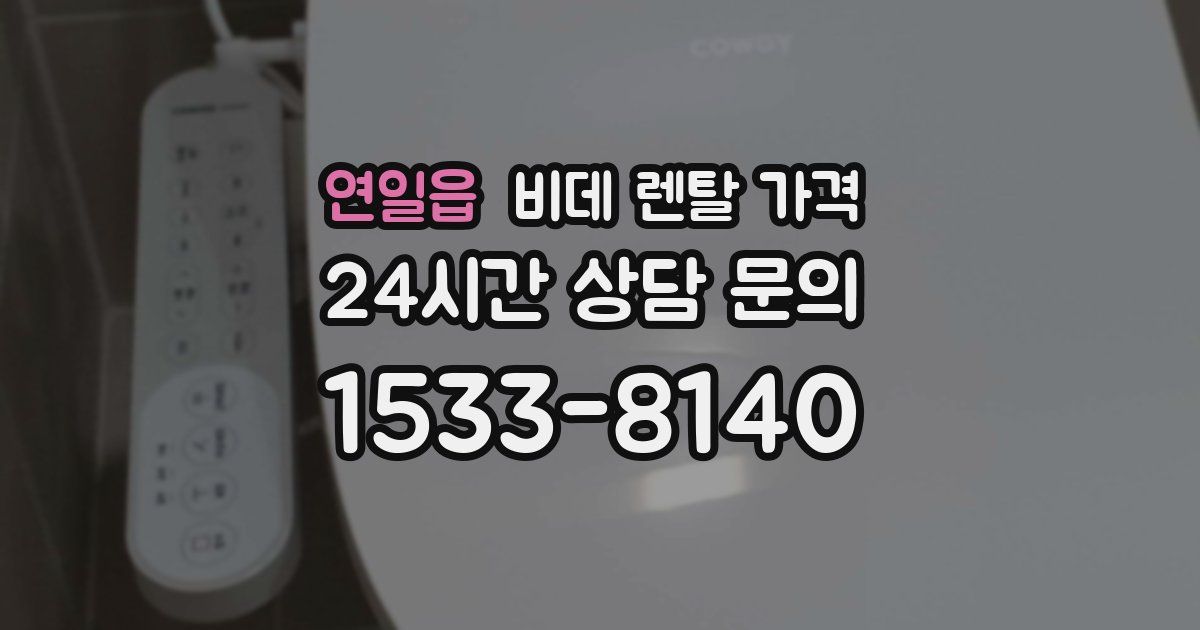 연일읍 비데 렌탈 가격