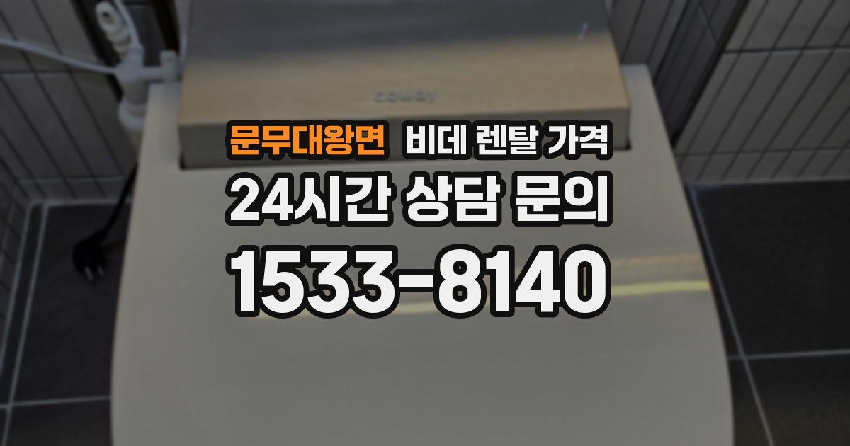 문무대왕면 비데 렌탈 가격