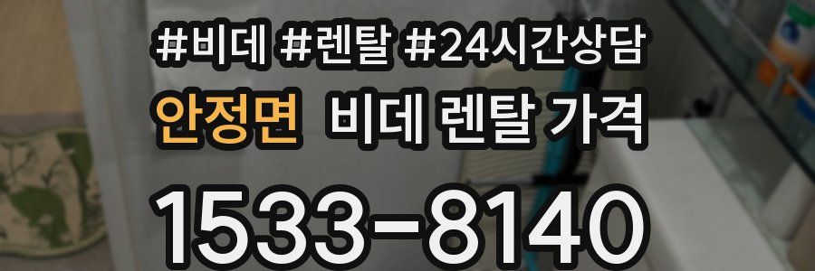 안정면 비데 렌탈 가격