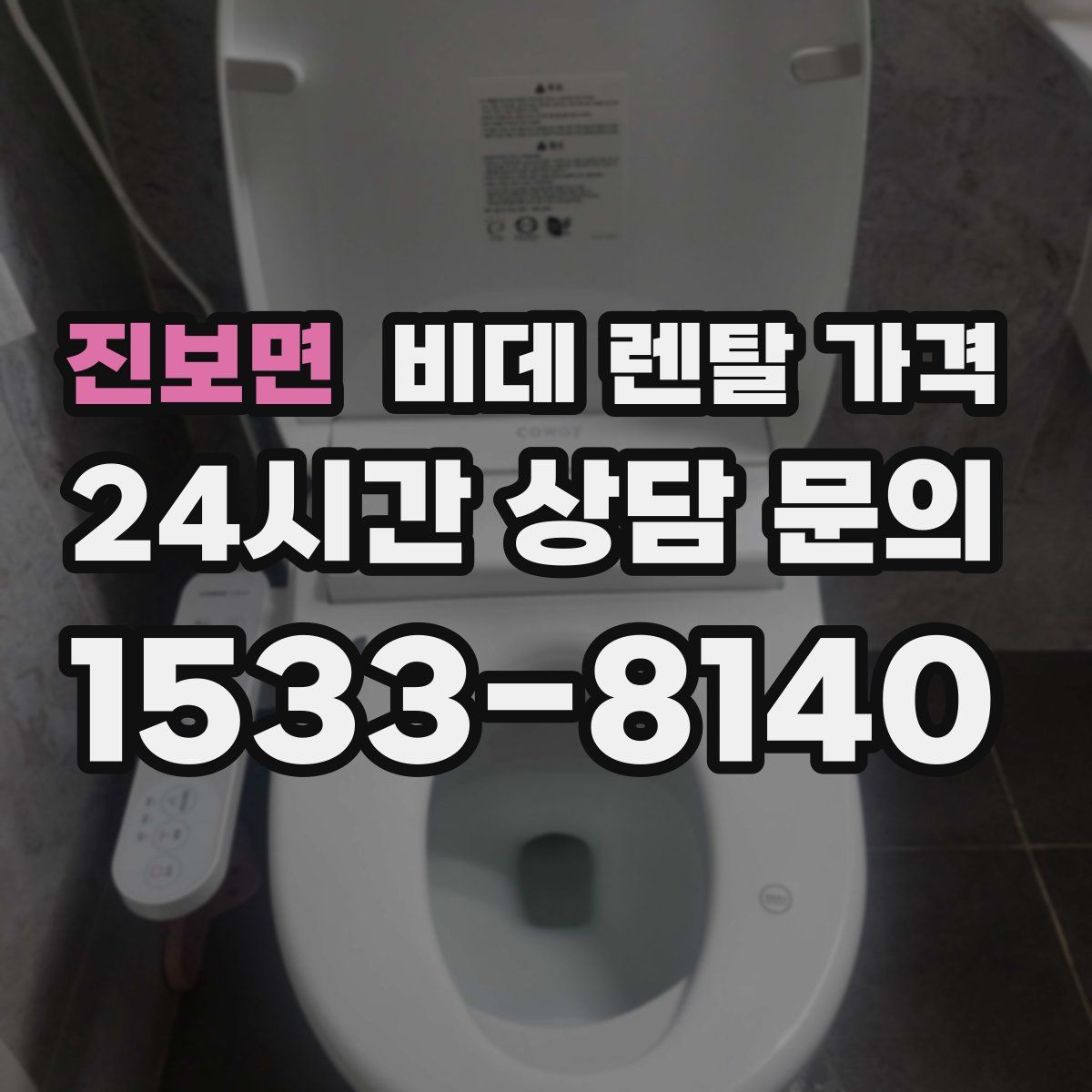 진보면 비데 렌탈 가격