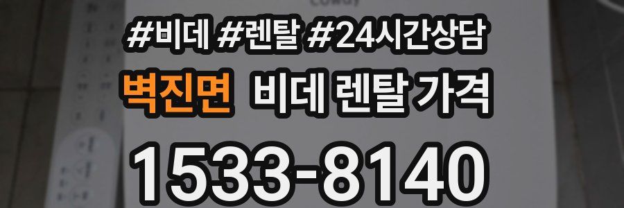벽진면 비데 렌탈 가격