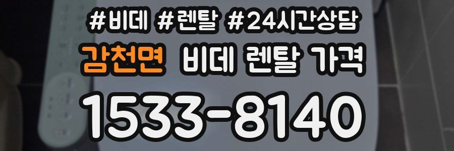 감천면 비데 렌탈 가격