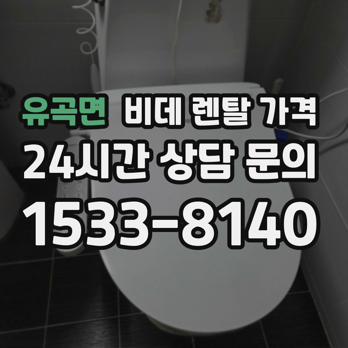 유곡면 비데 렌탈 가격