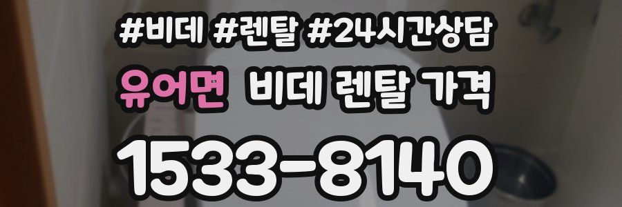 유어면 비데 렌탈 가격