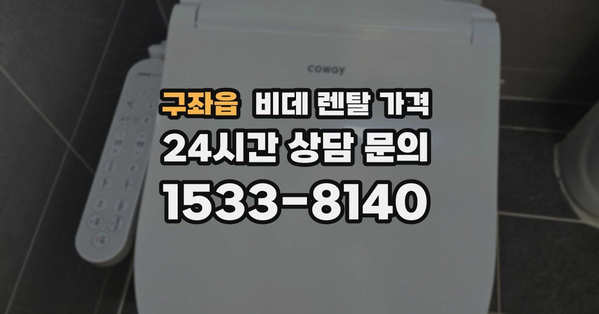 구좌읍 비데 렌탈 가격