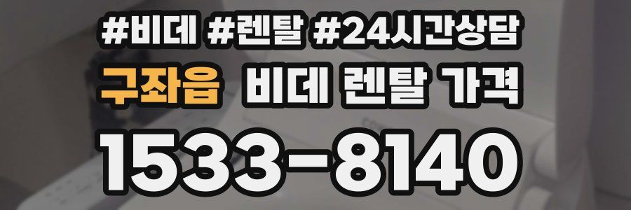 구좌읍 비데 렌탈 가격