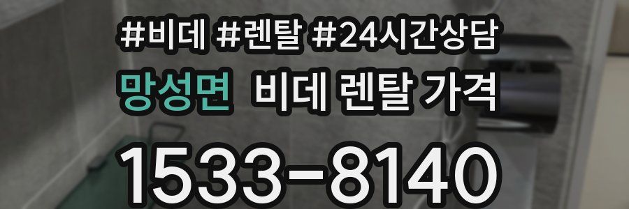 망성면 비데 렌탈 가격