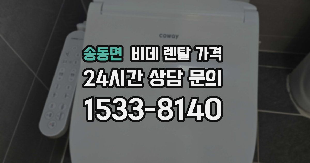 송동면 비데 렌탈 가격