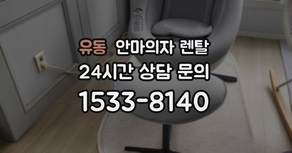 유동 안마의자 렌탈