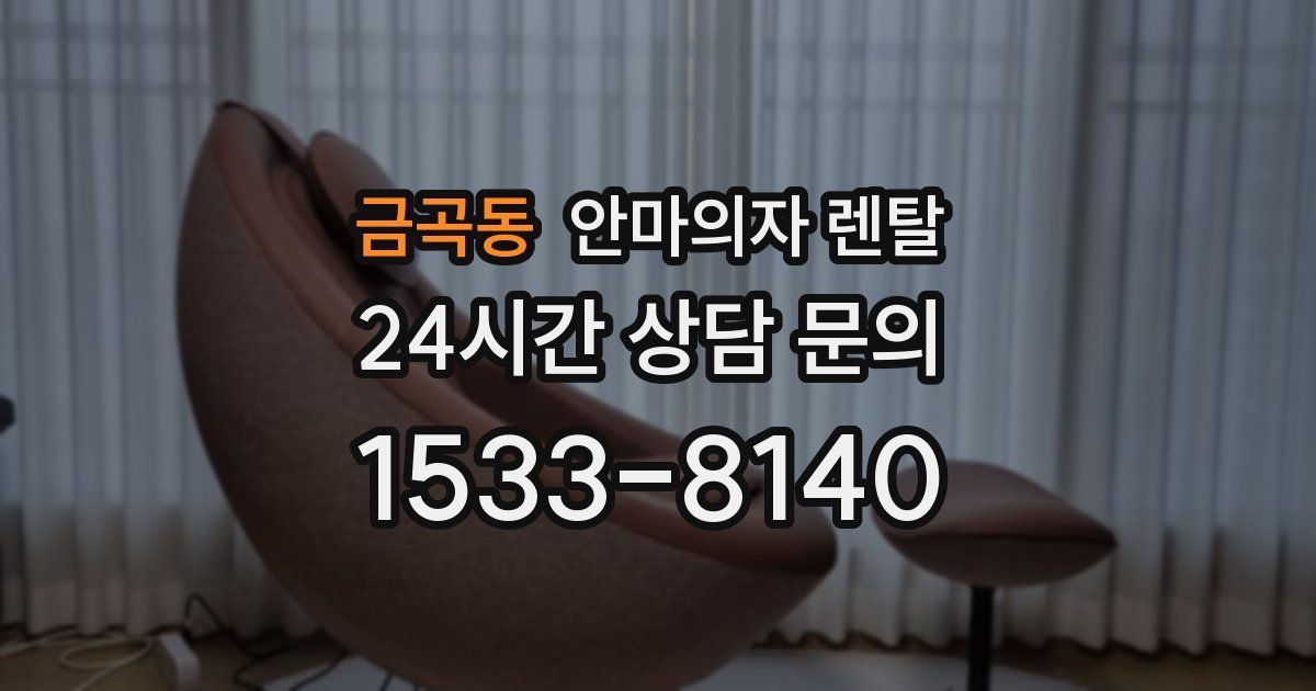 금곡동 안마의자 렌탈