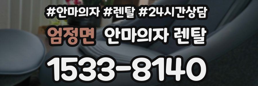 엄정면 안마의자 렌탈