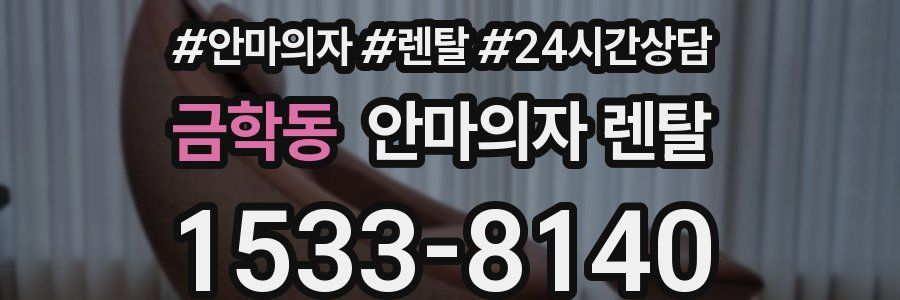 금학동 안마의자 렌탈