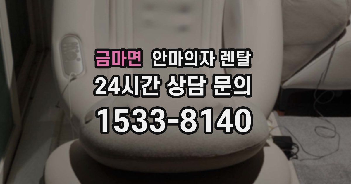 금마면 안마의자 렌탈