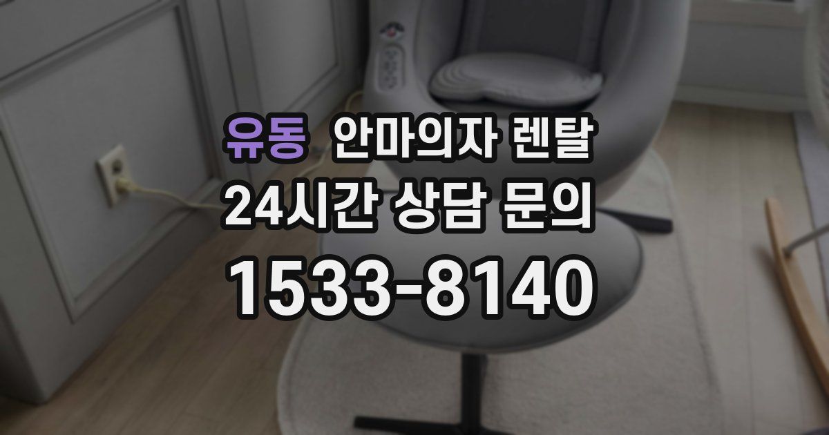 유동 안마의자 렌탈
