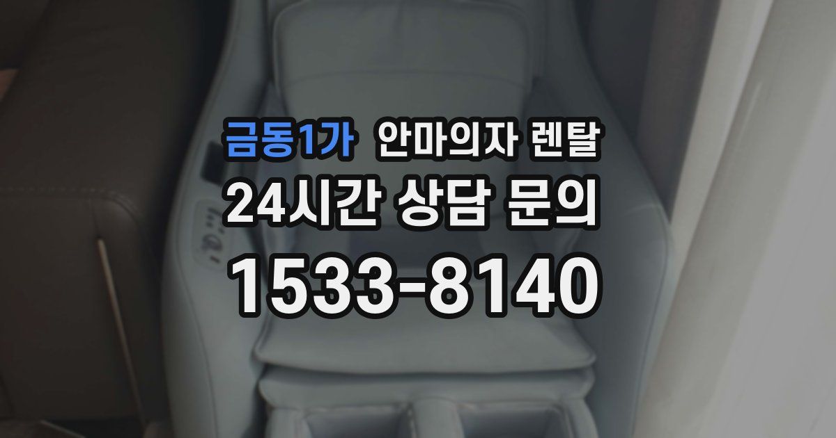 금동1가 안마의자 렌탈