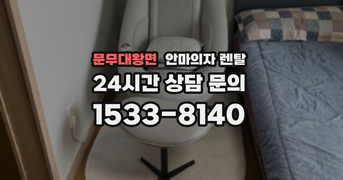 문무대왕면 안마의자 렌탈