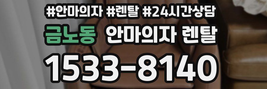 금노동 안마의자 렌탈