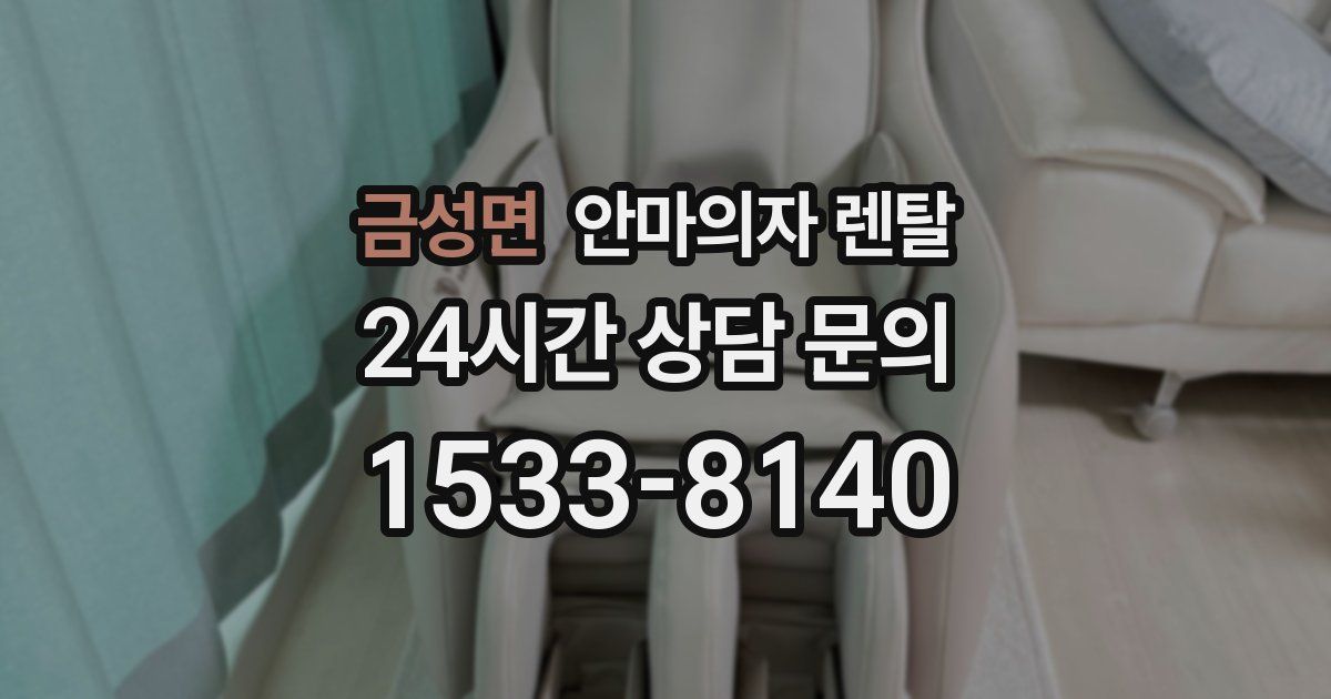 금성면 안마의자 렌탈