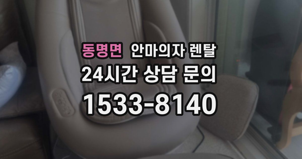 동명면 안마의자 렌탈