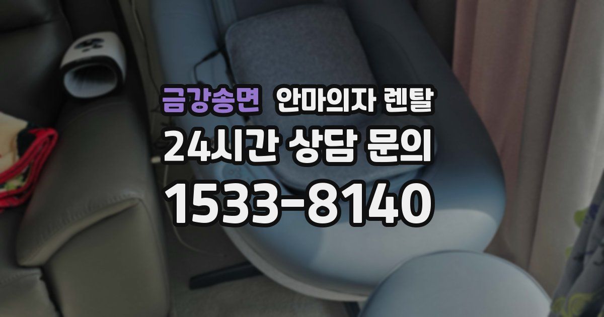 금강송면 안마의자 렌탈