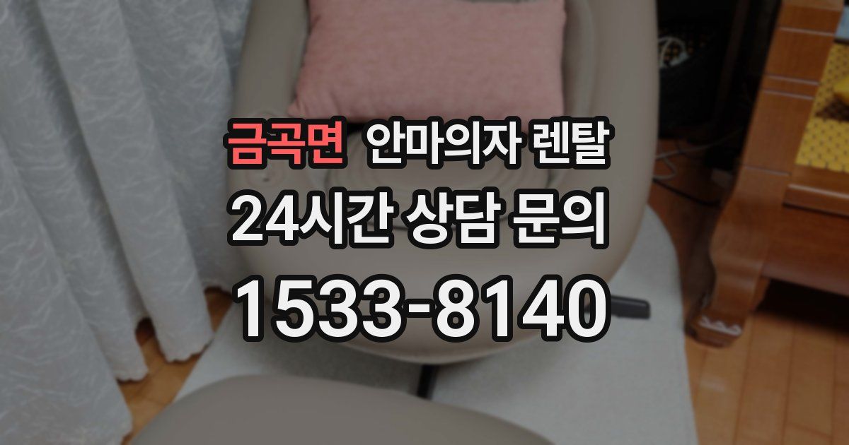 금곡면 안마의자 렌탈