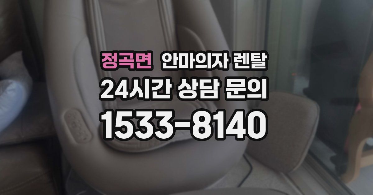 정곡면 안마의자 렌탈