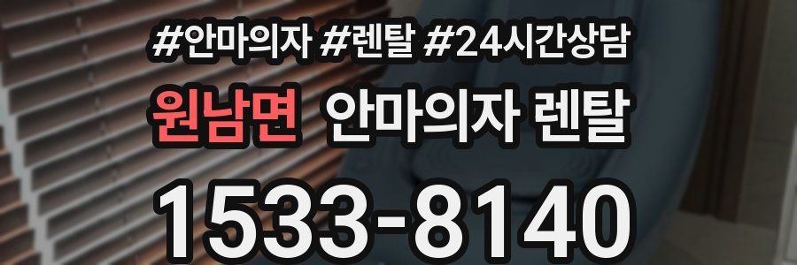 원남면 안마의자 렌탈