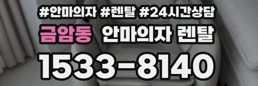 금암동 안마의자 렌탈