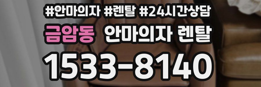 금암동 안마의자 렌탈