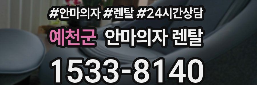 예천군 안마의자 렌탈