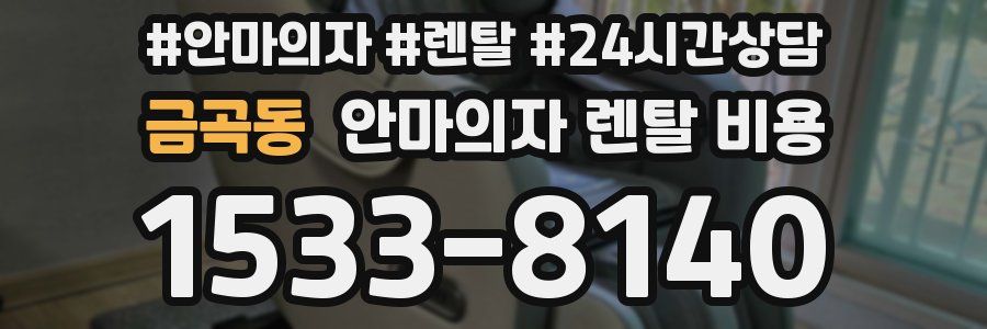 금곡동 안마의자 렌탈 비용